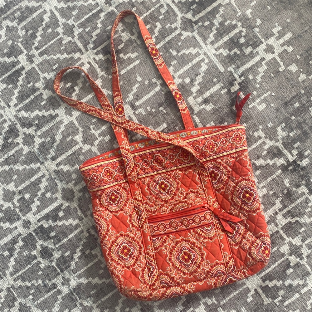 GUC Authentic Vera Bradley bag Paprika Pattern Retired orange paisley medium